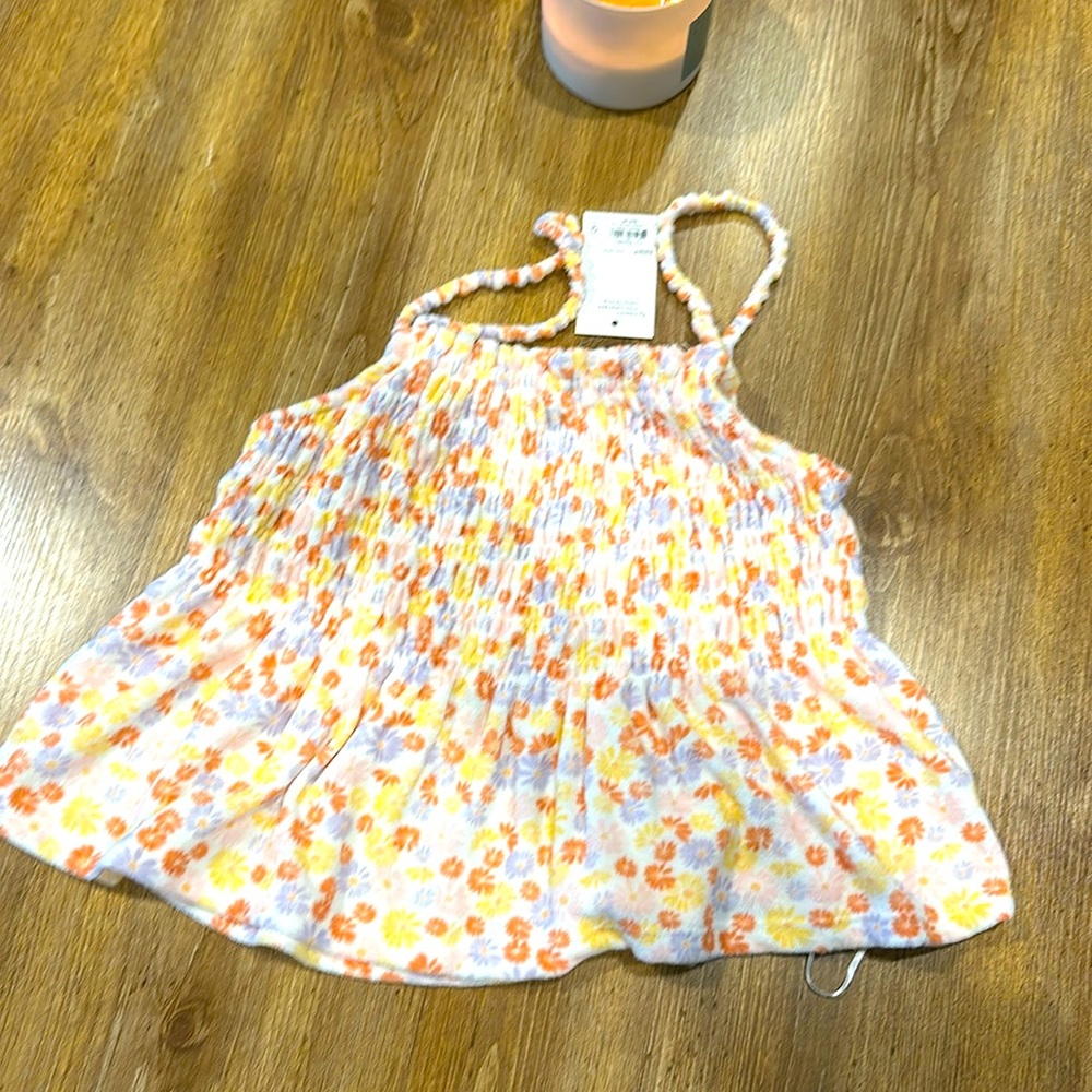 Nwt!!! Flare Tank Floral Print
